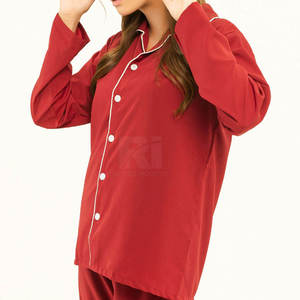 Vêtements de nuit pour femmes en coton, vente directe d'usine, couleur unie, légers, pour l'été, durables, fabriqués au Pakistan, taille personnalisée, service OEM - Product Image 2