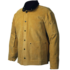 Top Quality <b>Cheap</b> Price Leather Welding <b>Jacket</b> for Men Custom Made Best Quality Solid Material Leather <b>Jacket</b> - Product Image 5
