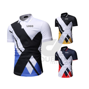 T-shirt Ringer à Manches Courtes en Polyester/Coton Anti-Plis, Écologique, Imprimé par Sublimation du Logo Avant, Prix Bas, Vente en Gros - Product Image 1