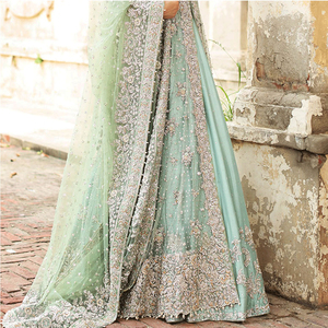 Nuevo Vestido de Encaje Bordado con Cuentas y Rayas Verticales de Diseño Sólido a la Moda, Vestido de Novia Francés a Precio Económico - Product Image 2