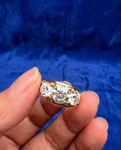 Anillo de Diamante Cultivado en Laboratorio de 2 Quilates, Anillo de Compromiso Solitario Minimalista, Anillo de Propuesta Clásico de Oro de 14K, Joyería Nupcial Elegante - Product Image 6