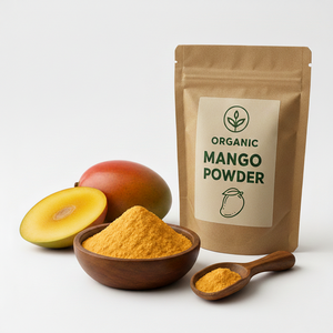 Poudre de mangue pure séchée par pulvérisation, biologique, sans OGM, de haute qualité, 100 % naturelle, mélange juteux, en vrac, bon prix - Product Image 2