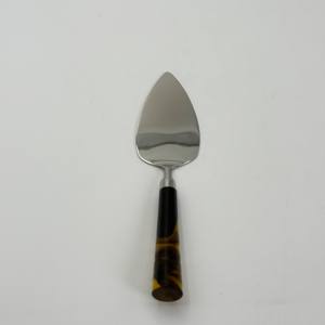 Último Diseño: Juego de Espátulas y Cortadores de Queso de Metal con Mango de Resina, Pulido Espejo para Mesa - Product Image 1