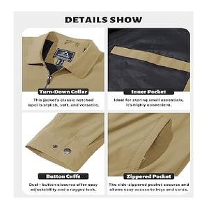 Nouvelles vestes bomber pour hommes de qualité supérieure, tendance, multicolores, entièrement zippées, à capuche et rembourrées, provenant du Bangladesh. - Product Image 5