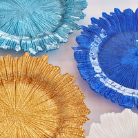 Nouvelles Assiettes de Présentation en Plastique Réutilisables de 13 Pouces de Haute Qualité pour Mariages et Décoration de Table – Vente en Gros 2025