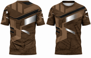 Yellow Geometric Sublimated Soccer Jersey Men's Short Sleeve Moisture Wicking <b>Athletic</b> Fit All Seasons Sport Apparel - Product Image 6