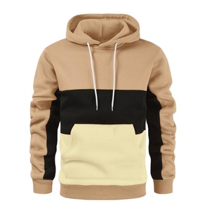 Sweat-shirt à capuche pour homme, coloris rouge, blanc et noir, coupe classique, décontracté, tricoté, 100% coton, avec poche, pour l'automne - Product Image 6