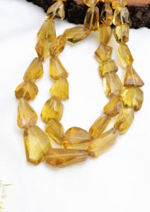 หินควอตซ์น้ำผึ้งธรรมชาติทรงเหลี่ยมขนาดใหญ่ สำหรับทำเครื่องประดับชั้นดี - Product Image 5