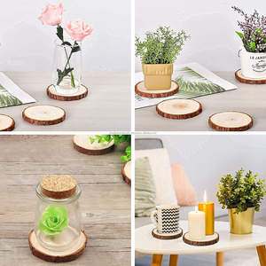 High Quality Mango Wood Coasters <b>Set</b> Classic New Year's Design Indoor Outdoor <b>PC</b> Mat/Pad Customizable Logo for Kitchen Table - Product Image 4