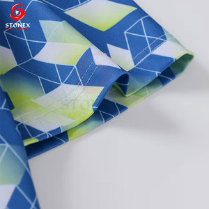 เสื้อเชิ้ตแขนสั้นผู้ชาย ผ้าโพลีเอสเตอร์ถัก สีพื้น เป็นมิตรกับสิ่งแวดล้อม ปรับแต่งลายพิมพ์ได้ คุณภาพสูง สไตล์ลำลอง - Product Image 4
