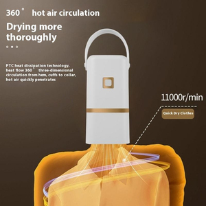 Sèche-linge compact automatique en plastique ventilé blanc portable électrique avec poignée pour usage domestique/dortoir - Product Image 6