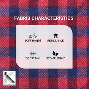 Tissu en flanelle de coton pur de haute qualité, tissé doux, pour chemises et surchemises décontractées en coton teint en fil - Product Image 3