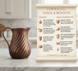 Large Selling Copper Polished Water <b>Jug</b> for Home Tabletop Water <b>Jug</b> Shiny Surface Copper Pitcher With Handle - Product Image 4