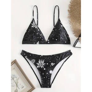 Conjunto de Bikini Sublimado para Mujer, Venta Caliente, Nuevo Diseño, Tallas para Adultos, Transpirable, Hecho a Medida - Product Image 2