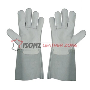 Gants de soudage TIG résistants aux brûlures en cuir de chèvre véritable très doux - Product Image 6