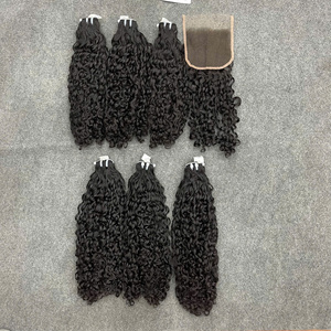 Cabello Humano Vietnamita Virgen de Lujo con Precio al por Mayor, Rizado Pixie, Sin Caída, Doble Trama - Product Image 4
