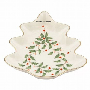 Bandeja Navideña Metálica de Diseño Elegante a Bajo Precio, Último Modelo, Bandeja Navideña con Diseño Impreso para Sublimación - Product Image 1