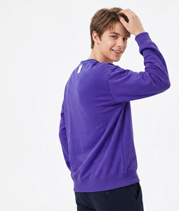 Sweat-shirt à col rond en molleton avec imprimé graphique et épaules tombantes pour les marques de streetwear américaines (vente en gros) - Product Image 5