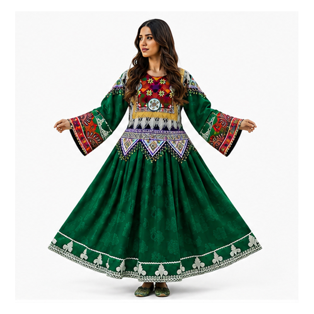 In Stock Green Pakistani Dress Casual, Party, Beach Wear | Alibaba.com