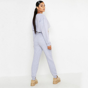 Hot Girl Women Tracksuit Women <b>Long</b> Sleeve T Shirts Crop Tank Top And Shorts Cotton <b>Matching</b> Sets Wholesale Price - Product Image 4