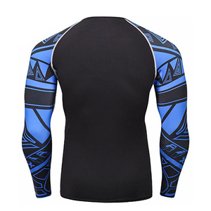 Rashguard Personalizado con Impresión por Sublimación, Rashguard para MMA, Rashguard para BJJ, Rashguard OEM para Hombre, Rashguard de Manga Larga - Product Image 3