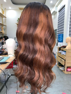 Perruque Lace Front en Cheveux Humains Vierges Remy à Cuticules Alignées pour Femmes Noires, Personnalisable, Colorée, Densité 180% - Product Image 3