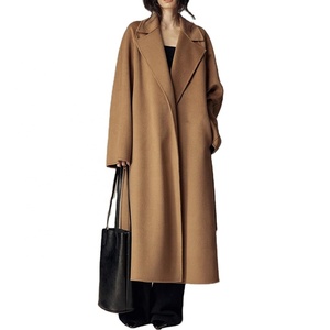 Trench-coat tendance pour femme, best-seller, toutes saisons, col à revers, élégant, 100% coton, imperméable et coupe-vent - Product Image 2