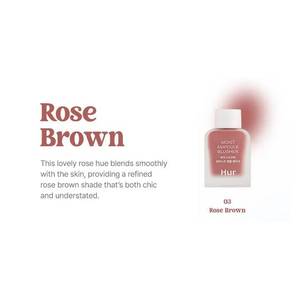 03 Rose Brown Moist Ampoule Blusher 10ml Humidité Sensation d'apesanteur Longue durée Vente en gros Uniquement Fabriqué en Corée - Product Image 3