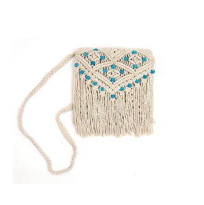 Bolsos de Mano de Macramé Multicolores, Productos Nuevos 2023, Ligeros, para Estudiantes, Compras - Product Image 5