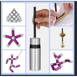 Penna Magnetica Antistress, Giocattolo Innovativo per Alleviare la Pressione, Regalo Originale, Cubi Antistress - Product Image 2