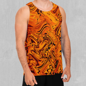Débardeur de sport compressif respirant sans manches pour homme, col rond, en Spandex/Coton, personnalisable pour la vente en gros par sublimation - Product Image 3