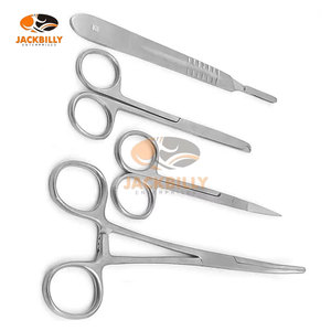 Juego de Cirugía Menor: Kit Premium de Instrumentos Quirúrgicos de Acero Inoxidable con Mango BP, Incluye Tijeras Quirúrgicas e Instrumentos Médicos - Product Image 3