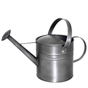 Arrosoir en fer bleu avec finition peinte pour le jardinage, utilisation extérieure durable, arrosoir en métal galvanisé de luxe - Product Image 2