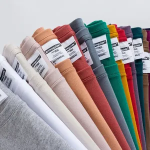 T-shirts unisexes de haute qualité 100% coton avec logo personnalisé, col rond, coupe classique, impression brodée, tee-shirt décontracté tendance pour hommes et femmes - Product Image 4