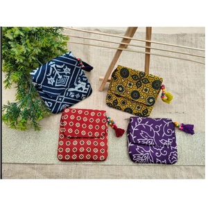 Monedero Étnico Portátil y Moderno, Hecho a Mano con Patrón Decorativo, Cartera Pequeña para Mujer, para Viajes y Uso Diario - Product Image 5