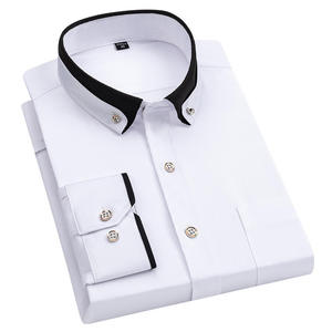 เสื้อเชิ้ตผู้ชายพรีเมียม ผ้าฝ้าย 100% แขนยาว ระบายอากาศได้ดี เหมาะสำหรับใส่ทำงาน ใส่ลำลอง หรือใส่ไปงานเลี้ยง  แบบติดกระดุม - Product Image 3