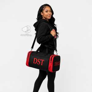 Delta |   Sigma |   Bolsa de Lona de Nailon para Mujer de la Hermandad Theta, Bolsa de Viaje Universitaria de Gran Capacidad, Bolsa Deportiva para Fin de Semana, Gimnasio, Viajes Cortos - Product Image 4