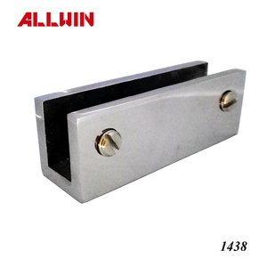 ALLWIN 1458 90mm latón macizo 90 grados abrazadera de vidrio montada en la pared con pulgadas y sistema de medición Métrico - Product Image 2