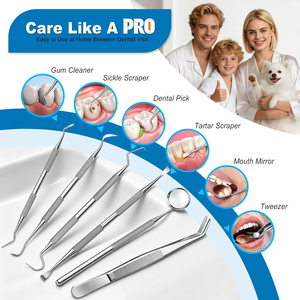 Professional Dental Pick <b>Teeth</b> Cleaning Hygiene Kit | Stainless Steel Plaque Remover & <b>Tooth</b> Tartar <b>Scraper</b> Set with Cas - Product Image 5