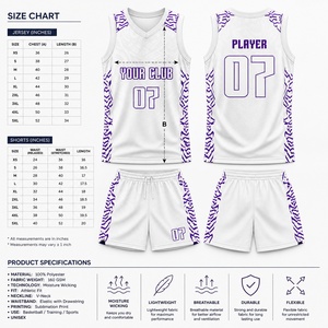 Conjunto de Camiseta y Pantalones Cortos de Baloncesto Transpirables y que Absorben la Humedad, Uniforme Sublimado, Fabricación OEM, Primera Calidad - Product Image 6