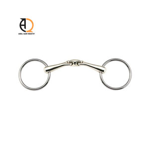 Bocado de caballo cómodo para equitación, hecho de acero inoxidable y cobre, para equitación inglesa y western. - Product Image 3