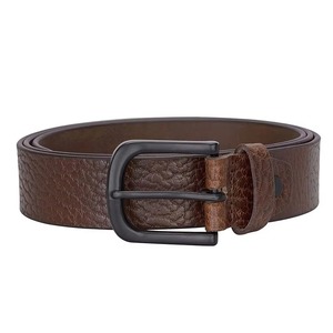 Premium Genuine Cowhide Leather <b>Belt</b> with Stainless Steel Buckle – Men's Formal & Casual Business <b>Belt</b> Genuine Leather <b>Belt</b> - Product Image 2