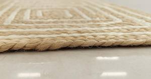 Alfombra de Yute Tejida a Mano Estilo Boho Chic, Patrón en Espiral, Fibra Natural, Alfombra Rústica para Decoración del Hogar - Product Image 4