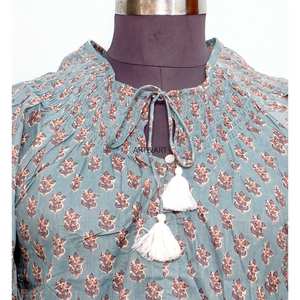 Suéter de Punto Hecho a Mano en Algodón Puro, Transpirable, Estilo Coreano, para Primavera/Verano, Informal, para Oficina, Estilo Vintage, Cuello Redondo, Manga Media - Product Image 3