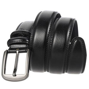 Cinturón de Vestir de Cuero para Hombre, Nuevo y en Oferta, Resistente, Transpirable, con Hebilla de Aleación, Personalizable, el Mejor Cinturón de Cuero Genuino - Product Image 3