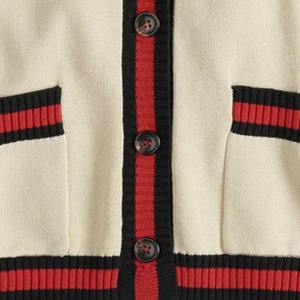 Cárdigan Transpirable con Cuello en V para Hombre, Suéter a Rayas de Estilo Universitario para Distribución al por Mayor en EE. UU. - Product Image 4