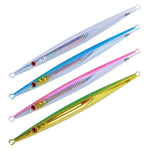Leurre de jigging en métal imprimé avec logo personnalisé, fabriqué en Chine, pour la pêche au bar, au saumon et au maquereau, marque privée - Product Image 3