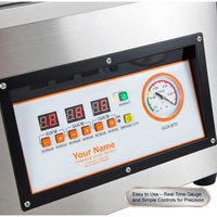 Machine de mise sous vide automatique commerciale DZ-260C 320W pour emballage alimentaire en chambre sous vide pour restaurants et cuisines (film plastique)