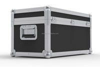 Boîtier en aluminium pour disque vinyle X-BASON DJ Flight Storage Carry Case Noir Contient 500 Tough Box