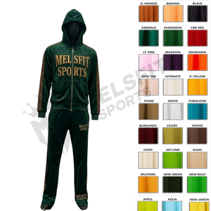 Ensemble de survêtement personnalisé pour homme avec fermeture éclair, vêtements de sport performants, légers, pour la course à pied et la remise en forme - Product Image 3